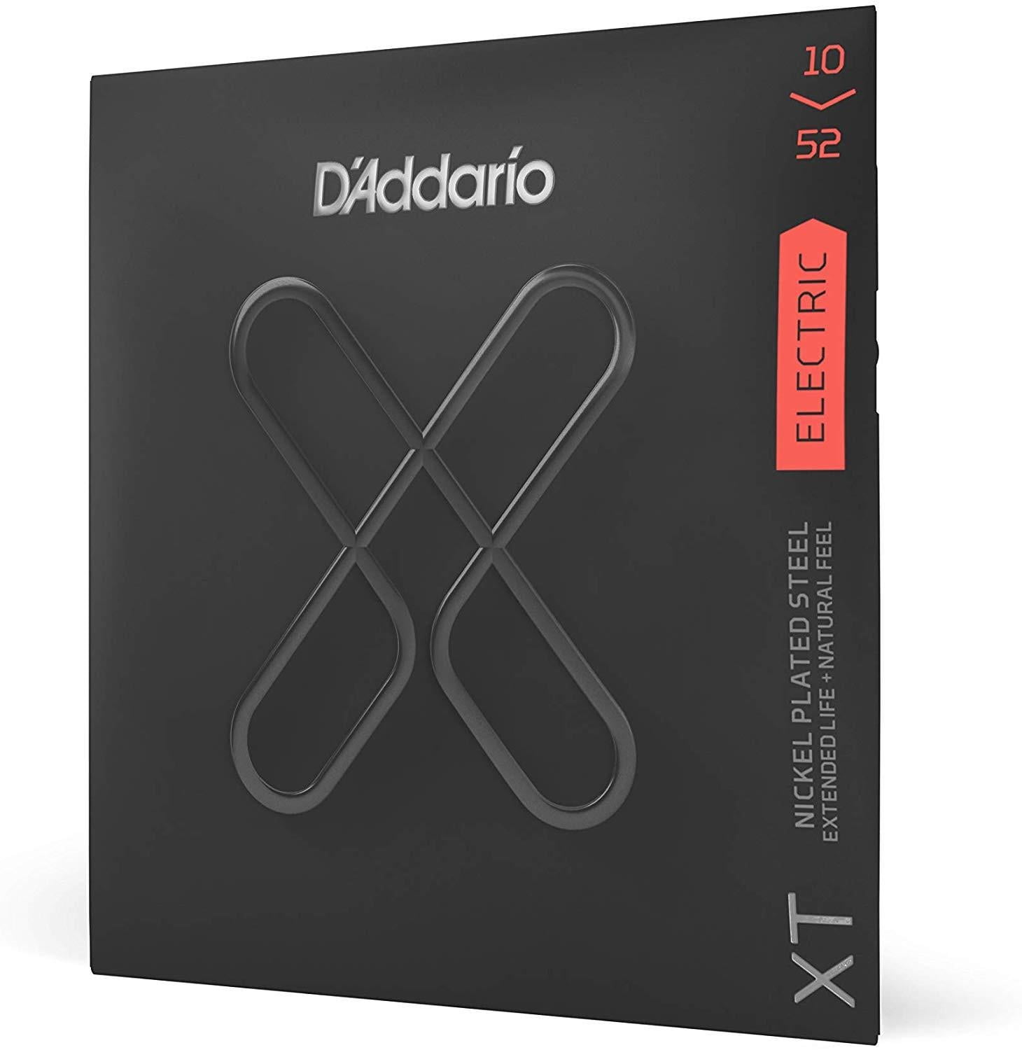 D'Addario XT Electric Nickel Plated Steel, Light Top/Heavy Bottom, 10-52