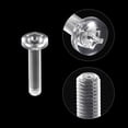 thumbnail image 4 of Unique Bargains M4x16mm Plastic Phillips Bolts PC Pan Head Machine Screws Transparent 50 Pack, 4 of 5