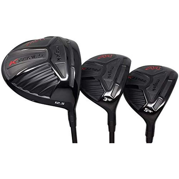 Petite Senior Women's Majek K-Series High Launch 460cc 12.5° Driver and 3 5 Fairway Wood Set Golf Clubs, Right Handed Ultra Forgiving Senior Ladies Flex Graphite Shaft, Premium Tour Velvet Grip