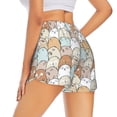 thumbnail image 3 of Fotbe Lovely Bear Womens High Waist Running Shorts Athletic Workout Quick Dry Shorts for Women with Pockets Gym Yoga Summer Shorts-Large, 3 of 9