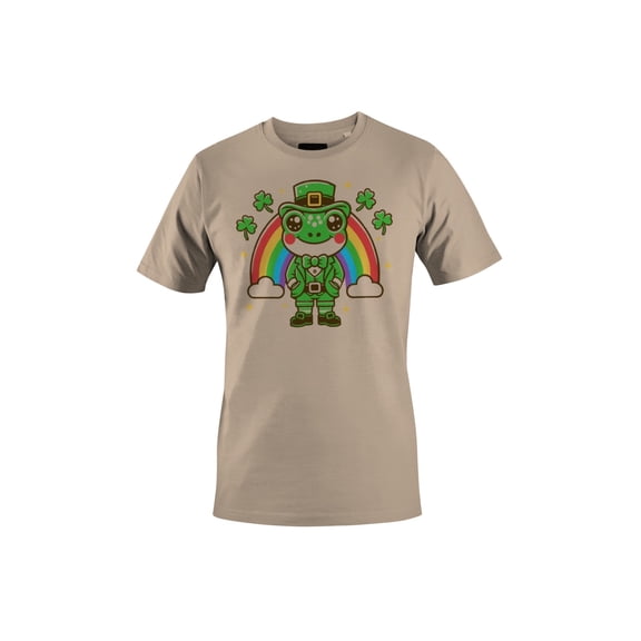Lucky Frog Leprechaun with Rainbow St. Patricks Day Cute Women's T-shirt