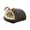Gray#3, variant on MTBLYS Pet Bed Semi Enclosed Removable Washable Indoor Foldable Cat Cave Soft Warm Cozy Cat Bed Small Dog Bed Thickened Cotton Nest 13.78X13.78X9.06 Inch Cats Dogs Use