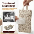 thumbnail image 2 of Floral Quilted Baby Wipe Holder - Portable Diaper Pouch for Stroller, Travel & Daily Use, 2 of 7