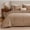 Brown, variant on Sleep Zone 85gsm Cationic Microfiber Comforter Set, Luxury Ultra Soft All Season Bedding, Queen Gray