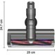 thumbnail image 3 of Turbine Brush for Dyson V6 DC58 DC59 DC62 DC72 SV04 SV06 SV09, High Torque Motor Brush, Electric Direct Drive Vacuum Head, 3 of 3