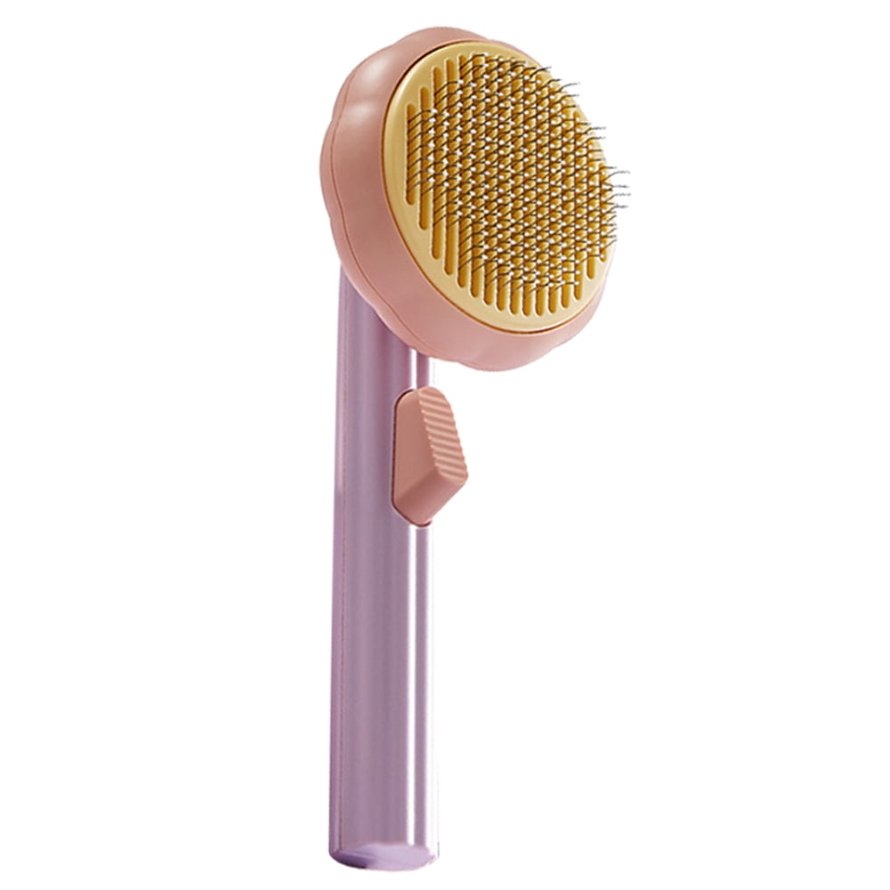 Pet Pumpkin Brush, Pet Grooming Self Cleaning Slicker Brush for Dogs Cats Puppy Rabbit, Cat