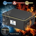 thumbnail image 2 of Caja de documentos ignífuga ZOOPIP con cerradura negra, 2 of 7