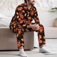 thumbnail image 7 of Goofa Thanksgiving Turkey 1 for 2-piece Loungewear Set Men’s Sleepwear Set Soft PJs Cozy loungewear Comfy Sleep Set Winter Pajamas-Large, 7 of 7