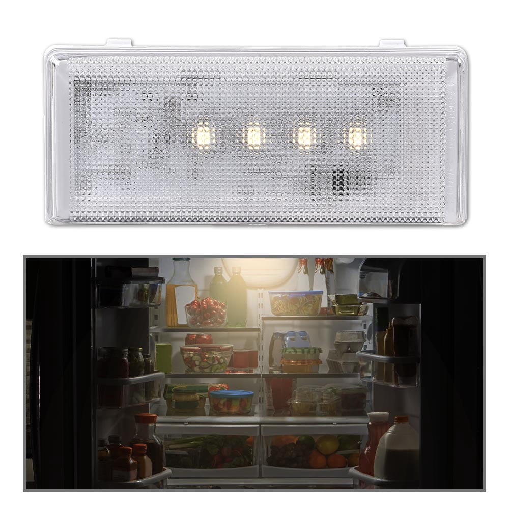 CROSSDESIGN White Refrigerator LED Light Accessories Fit for Whirlpool Refrigerator