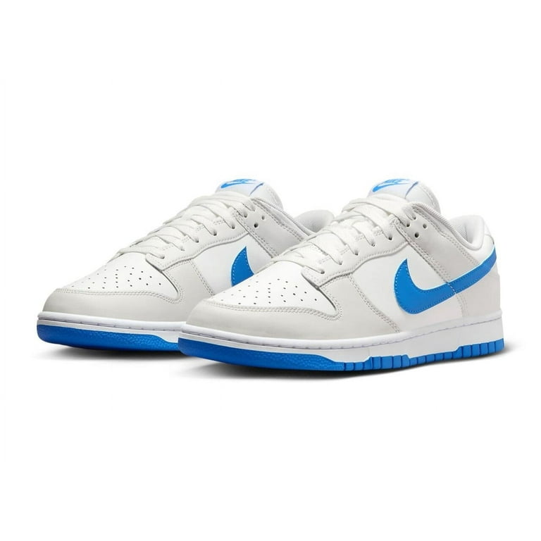 Nike Dunk Low Retro Sneaker Men's US 10 White Leather Low