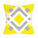 thumbnail image 1 of Funda de almohada Zulema decorativa para el hogar 18X18 Gris blanco, 1 of 6