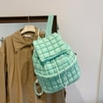 thumbnail image 3 of LHSHIDU Backpack for Women - Trendy Drawstring Puffy Backpack (Black), 3 of 7