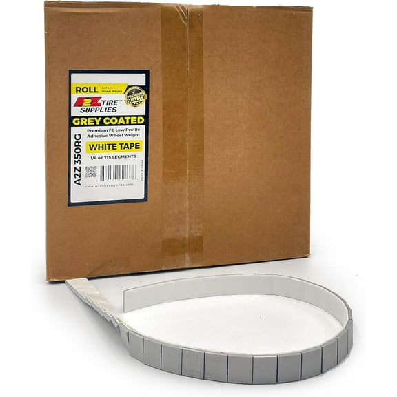 Oz Gray Adhesive Wheel Weights（715pcs,11 LBS）,1/4 Oz Stick on Wheel Weights for Cars, Trucks, , Motorcycles, Low Profile White Tape