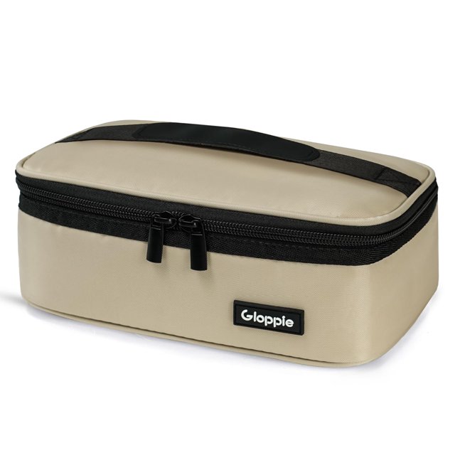 Bolsa Térmica Gloppie Pequeña para Almuerzo para Adultos Color Caqui