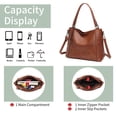 thumbnail image 6 of FALAN MULE Tote Bags for Women Crossbody Purse and Handbags Ladies Top Handle Satchel Shoulder Bags, 6 of 6
