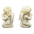 thumbnail image 2 of Ebros Nostalgic Praying Boy And Girl Angels Magnetic Ceramic Salt Pepper Shakers, 2 of 9