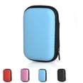 thumbnail image 1 of Portable Earphone Carry Case with Zipper Earbud Multi-purpose Charging Wired Headset Storage Box Organizer Multi-purpose Protection Pouch Office Red, 1 of 8