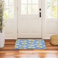 thumbnail image 3 of Yayeee Doormat for Inside 20"x32" Absorbent Low-Profile Washable Non-Slip Rubber Backed Entryway Rug, Playful Fried Eggs, 3 of 8