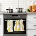thumbnail image 4 of Yayeee 100% Cotton Hand Towels for Bathroom 16" x 28" Soft Absorbent Kitchen Towel, Candy Lemon, 4 of 7