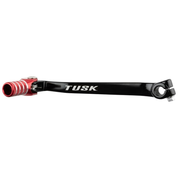 Tusk Folding Shift Lever Black/Red Tip for Honda XR400R 1996-2004