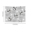 thumbnail image 6 of Kdxio Pandas Wall Hanging Tapestries Banner For Bedroom College Dorm Home Living Room Party Decor 29X37 In, 6 of 8