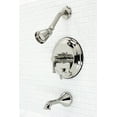thumbnail image 2 of Kingston Brass KB36360NDL NuvoFusion Single-Handle Tub and Shower Faucet, Polished Nickel, 2 of 3