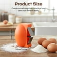 thumbnail image 4 of Eggshell Cracker | Stainless Steel Egg Separator and Shell Remover | Suitable for Raw and Cooked Eggs | Portable Kitchen Gadget (Yellow+Orange+Pink, 3PCS), 4 of 7