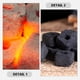thumbnail image 5 of Carbón de bambú para barbacoa, quemadores de incienso pequeños sin humo para el hogar, carpas para acampar, chimeneas para preparar té, 5 of 6