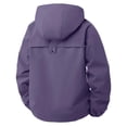 thumbnail image 3 of LWavelet Rain Jacket for Men Mountain Waterproof Hooded Raincoat Outdoor Hiking Gear Full Zip Up Lightweight Windbreaker Purple 2XL, 3 of 4