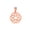 Rose, variant on 10k Yellow Gold Irish Celtic Trinity Knot Pendant / Necklace (16 Inches)