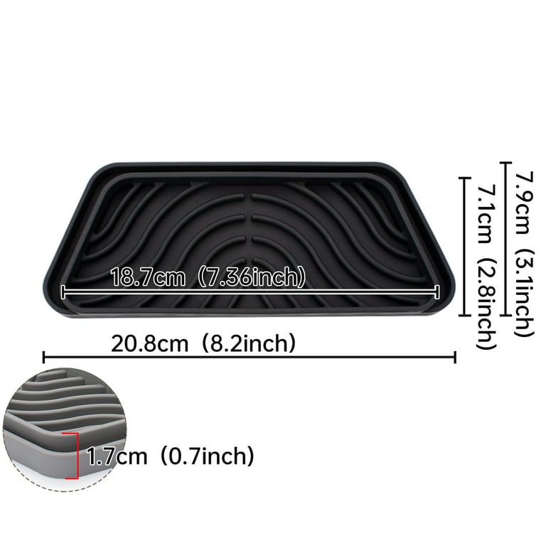 Silicone Drip Tray for Home Refrigerator, Mini Fridge Drip Tray, Protects  Ice and Water Dispenser Pan, Spills Wate - AliExpress