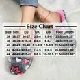 thumbnail image 4 of Kilaqueen Fashion Printed Winter Warm Slippers for Women, Cozy Fuzzy Scuff Slippers Slip-On Memory Foam House Shoes Outdoor Indoor, Christmas Gifts, 4 of 7