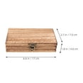 thumbnail image 2 of LEORX Decorative Storage Box Retro Wood for Keepsakes 1Pcs, 2 of 6