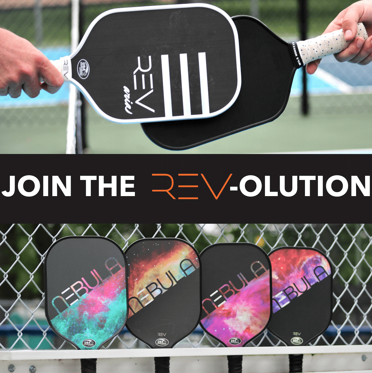 Rev Pickleball Aria Pro 14mm Carbon Fiber Pickleball Paddle
