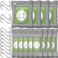 thumbnail image 1 of 12 Pack Bamboo Charcoal Air Purifying Bag, Activated Charcoal Bags Odor Absorber, Moisture Absorber, Natural Car Air Freshener, Shoe Deodor, 1 of 9