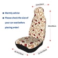 thumbnail image 4 of Xecao Valentine'S Day Rose Print Car Seat Cover in That Fits Most Cars, Vans, SUVs, and Trucks., 4 of 7