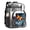 Fire shrimp basketball art, variant on Dinosaur chicken meme 16'' Clear Backpack, Heavy Duty PVC Transparent Backpack, See Through Bookbag Multiple Pockets for Stadium,Travel