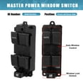 thumbnail image 2 of Unique Bargains Interrupteur de Vitre Électrique avec Outil de Suppression Réglé Côté Gauche Interrupteur de Commande Principal de Vitre Électrique BN8F66350A pour Mazda 3 2004-2009, 2 of 7