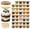 Diamond-4oz-40PCS-Woodgrain Lid and Band, variant on Canning Jars Diamond -4oz-40Pack-Silver Lids