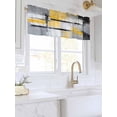 thumbnail image 3 of Valances for Windows Abstract Mottled Texture Rod Pocket Cafe Window Treatments Valance Curtains for Kitchen Bathroom Laundry Basement Windows 42"x12", 3 of 9
