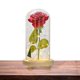 thumbnail image 4 of Flores de rosas, luces cúpula de cristal sobre Base de , modo de lámpara cálida, rojos, multifunzionale para decoraciones para /La BLESIY Cúpula de flores de rosa eterna, 4 of 6