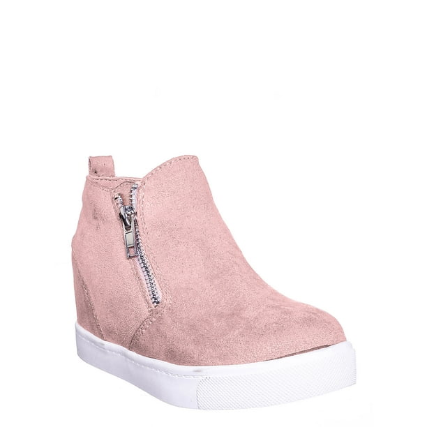 Soda Taylor2 Childrens Athleisure Hidden Wedge Sneaker Girls High Top Loafer Shoes Walmart Com Walmart Com