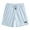Light Blue, variant on Men's Casual Shorts Moisture Wicking SweatShorts Waffle Elastic Waist Drawstring Summer Beach Shorts