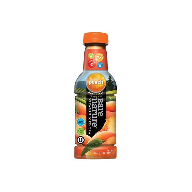 Bare Nature Peach Vitamin Iced Tea (20 oz., 12 ct ...