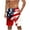 #1Patriotic flag printed_Blue, variant on Swim Trunks for Men Usa 4Th Of July Patriotic Board Shorts American Flag Star Pattern Sweatpants Quick Dry Board Shorts With Zip Pockets Bathing Suits Beach Swimwear