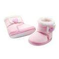 thumbnail image 3 of Gureui Newborn Baby Girls Plush Snow Boots Non Slip Soft Sole Warm Princess Snow Boots, 3 of 6