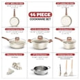 thumbnail image 4 of Bakken-Swiss 14-Piece Kitchen Cookware Set – Granite Non-Stick – Eco-Friendly – for All Stoves & Oven-Safe, 4 of 4