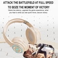 thumbnail image 6 of Hwkond pc Headset with Mic Fully Compatible Gaming Headset Stereo Surround Sound With Built-in Microphone Foldable Headphones Suitable For Laptops PCs And Smartphones Four Up to 25% Off, 6 of 6