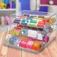 thumbnail image 3 of Deflecto Washi Tape Storage Cube-Clear, 10"Wx7"Hx6.8"D, 3 of 10