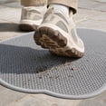 thumbnail image 6 of Door Mat 36" x 24", Half Circle Non Slip Washable Entry Rug, Low Profile Absorbent Doormat for Front Door, Back Door, Entryway, Kitchen – Soft Semicircle Indoor Floor Mat, 6 of 7